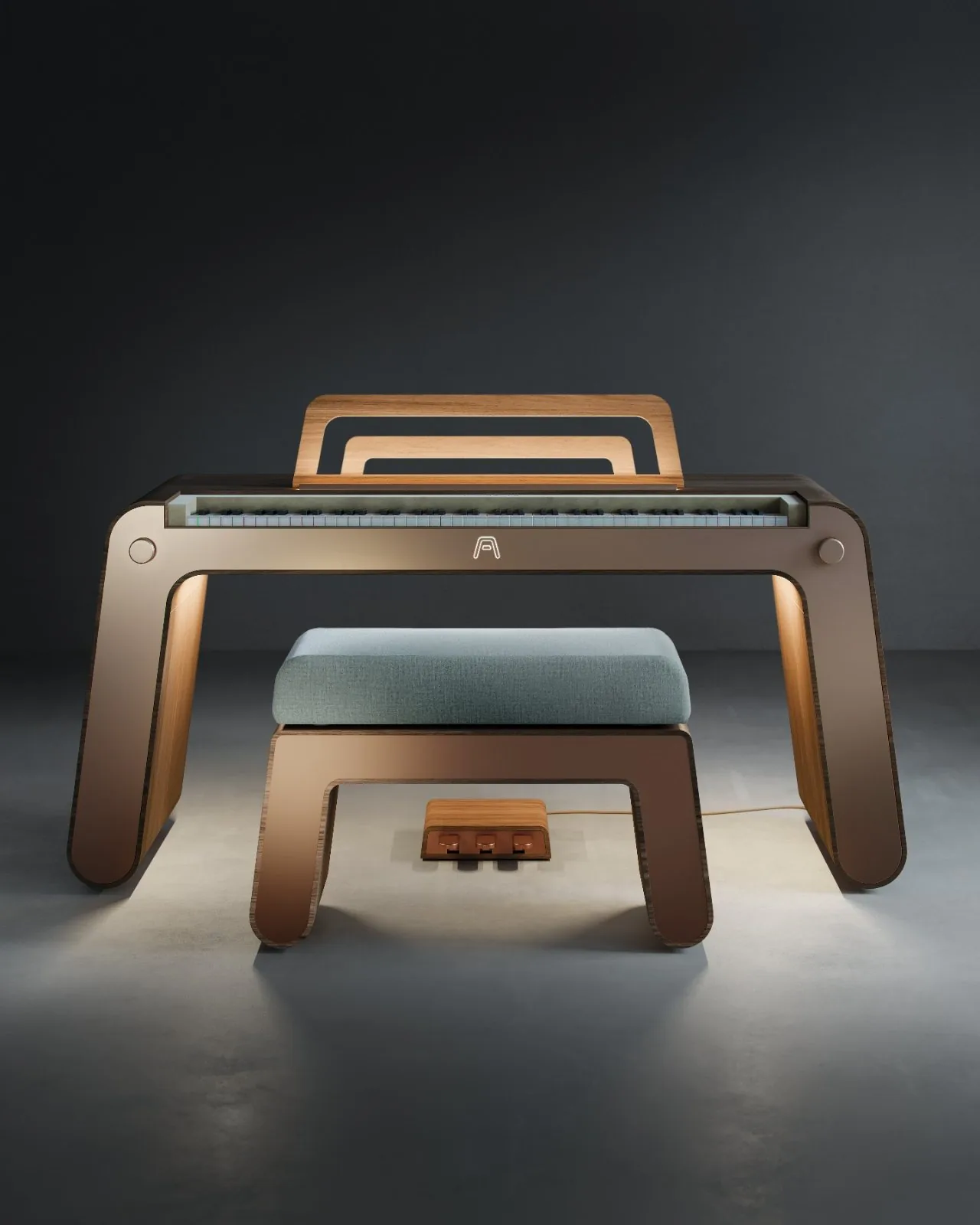 Vals Edition, front view, evening light